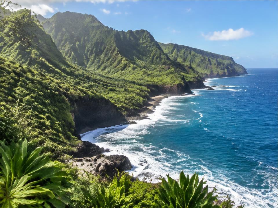 Illustrative destination scene for Hawaii, United States; not a photograph of a listed property
