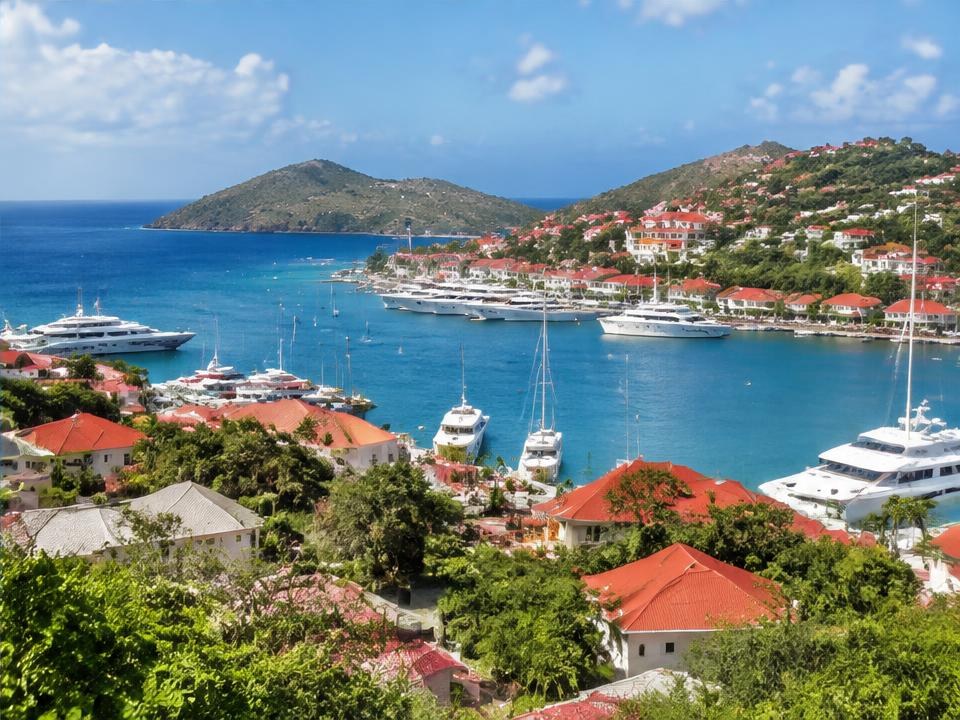 Illustrative destination scene for St Barths, Saint Barthelemy; not a photograph of a listed property